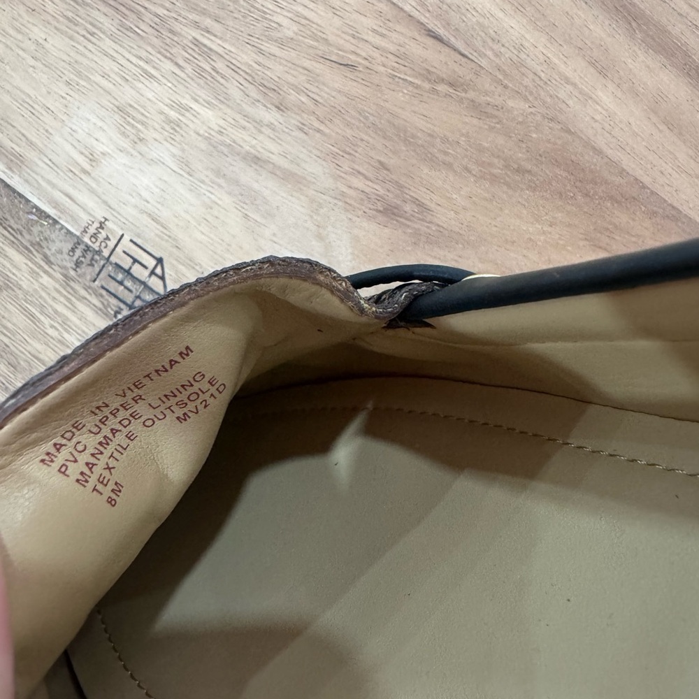 NWOT Michael Kors Dark Brown Monogram Loafers - Picture 5 of 5